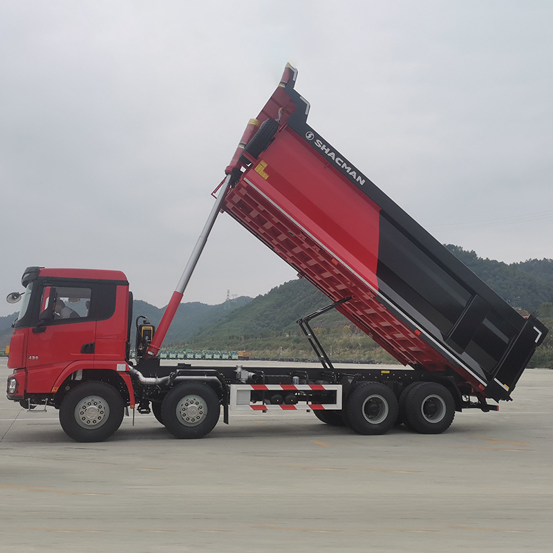 Shacman X3000 8X4 Dump Truck 430HP 12 Wheel Configuration for Mining Construction