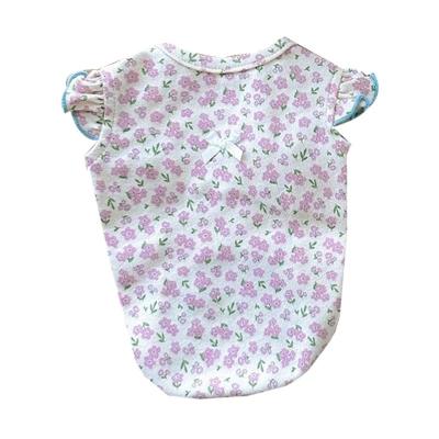 UV Protection Colorful Pet Clothing Breathable Cotton Cat Wear Dress Lightweight