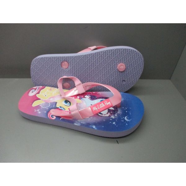 Character enfant ami de l'eau Flip flops sandales sous licence mon petit poney style