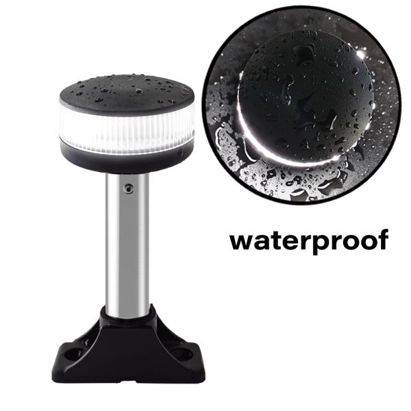 White 4500K Marine Anchor Light 2NM Yacht Navigation Light 12VDC