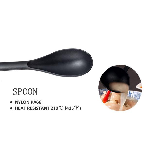 Home Kitchen Nylon Kitchen Tool Set Non-stick Cookware Set with ISO9001 Attestation