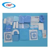 OEM/ODM Un kit de chirurgie d'implant dentaire jetable bleu SMS pour la résistance aux fluides