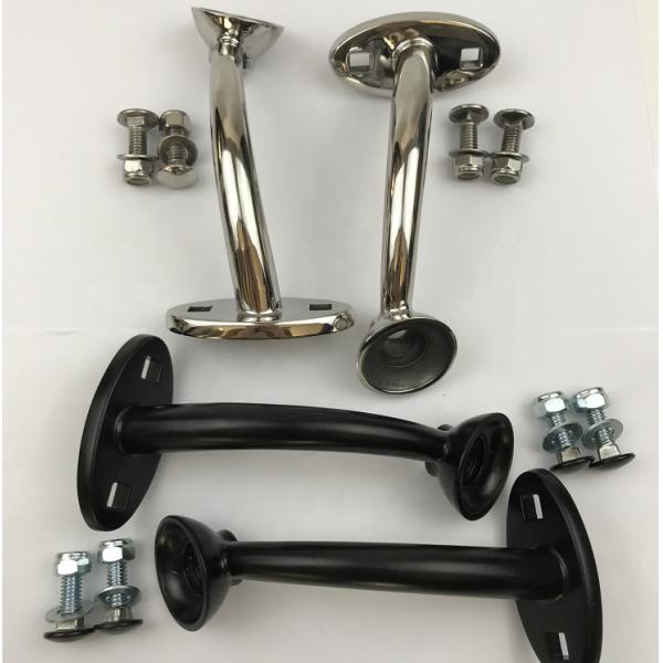 Universal Car Fitment Hot Rod Hiboy Headlight Stand Replacement with Painted Mounts in Black or Silver Finish