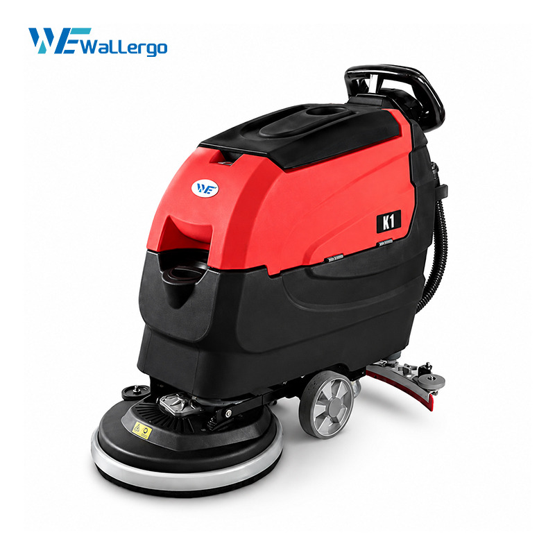 Best Sell 900W High Power Floor Scrubber Electric Industrial Hand Push Cleaning Equipment