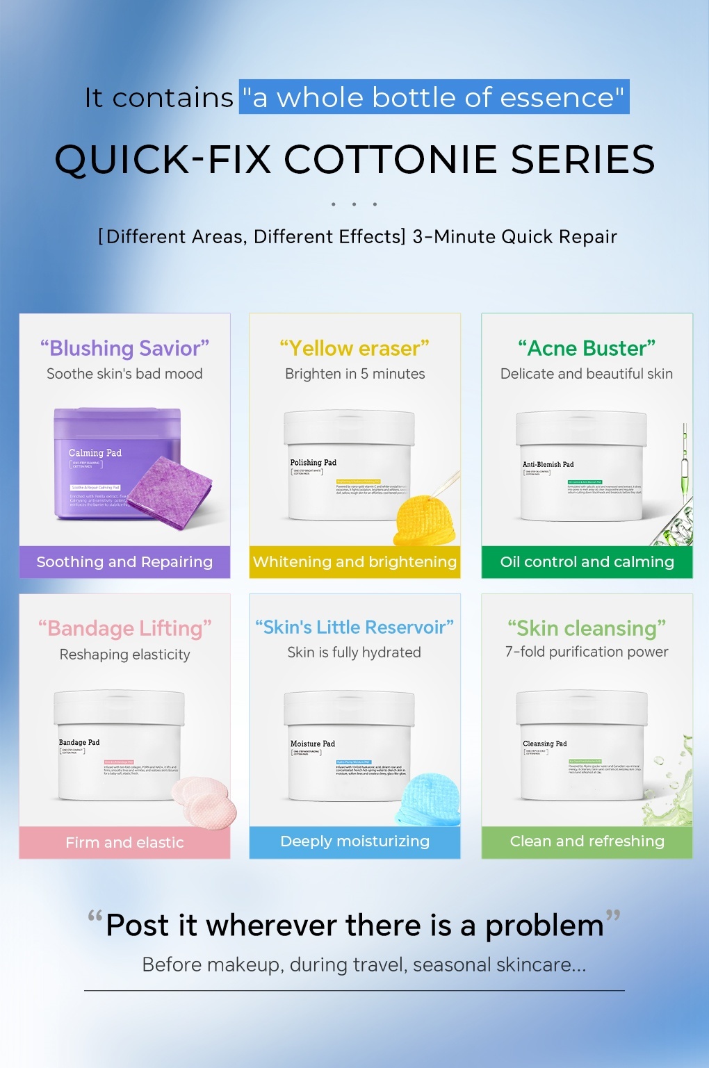 OEM ODM Toner Patch Private Label Exfoliating Brightening Facial Mask Salicylic Acid Skincare Cleansing Hydrating Moisturizing