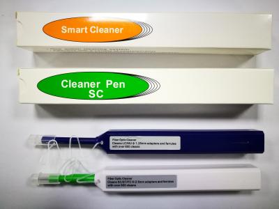 1.25mm 2.5mm SC/FC/ST/E2000/LC/MU Fiber Optic Cleaner Pen For Fiber Adapter Ferrule