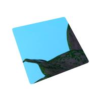 Couleur bleu saphir miroir en acier inoxydable