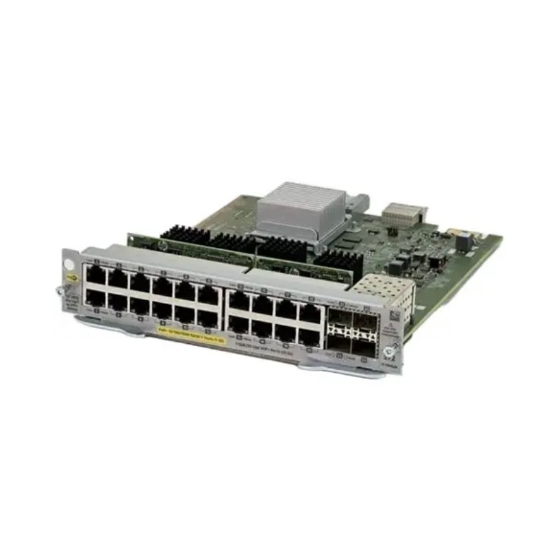 J9990A HPE Aruba Networking 20port 10/100/1000BASET PoE+ 4port 1G/10GbE SFP+ MACsec v3 zl2 Module