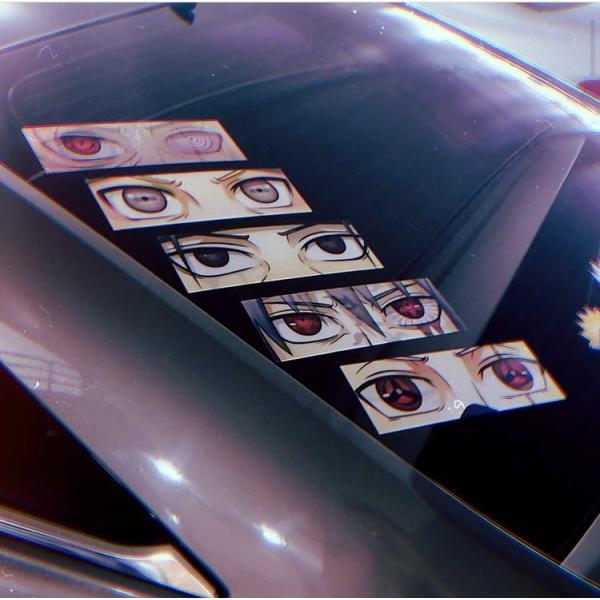 Japanese Anime Custom Lenticular Stickers Hologram Sticker Die Cut Lenticular Stickerscar Anime