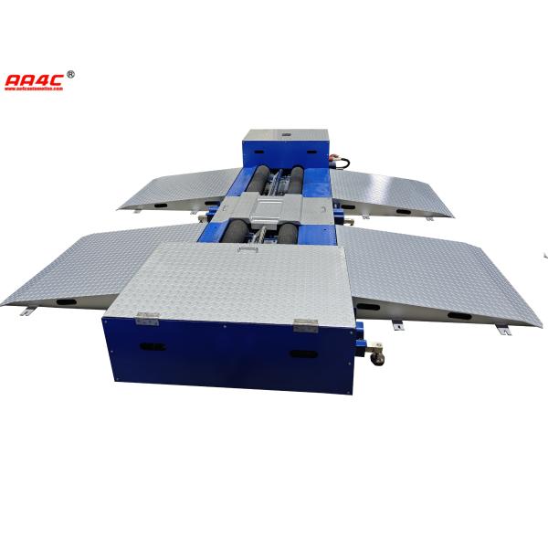 переносное передвижное оборудование для испытания роликовых тормозов грузовых автомобилей для транспортных средств 4WD 10T