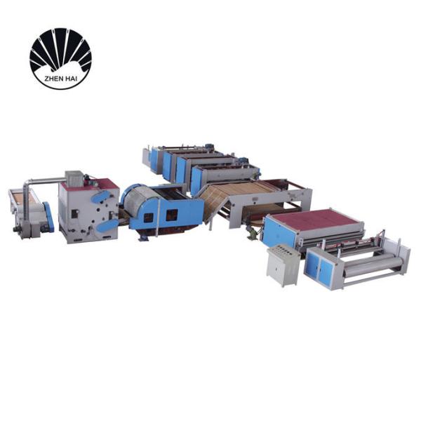 Glue Bonding Mattress Auto Cotton Wadding Machine 300kg H