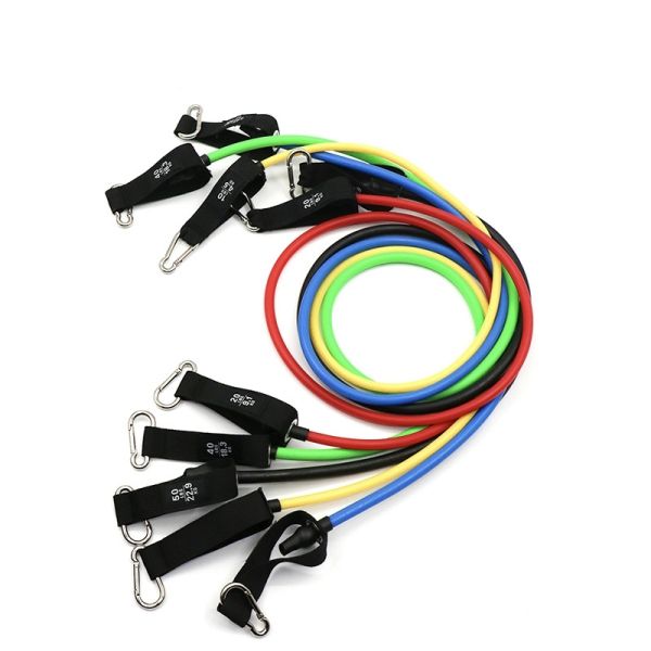  Resistance Band Set With Multiple Resistance Levels And Accessory Kit