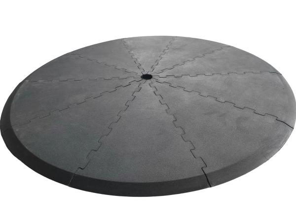 Black Rubber Grounding Mat Anti Slip Anti Static Custom Size Rubber Mats
