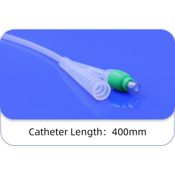 Catéter de Foley de silicona de dos luces desechable, grado médico