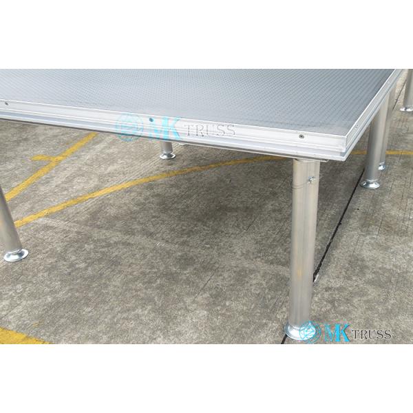 1200*2400мм Противоскользящая алюминиевая рама Мобильная сценическая платформа для развлечений на открытом воздухе