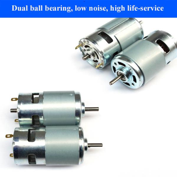 12V 24V Dual Ball Bearing Brushed DC Motor 895 775 795 High Power 300W For Power Tool