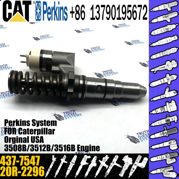 Injetor de combustível diesel por atacado 437-7547 20R-2296 para o trilho comum da lagarta 793C 793D