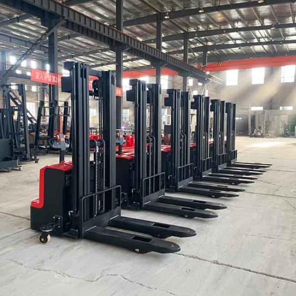 4.5m Mast Battery Pallet Stacker 3 Stage Battery Operated Stacker