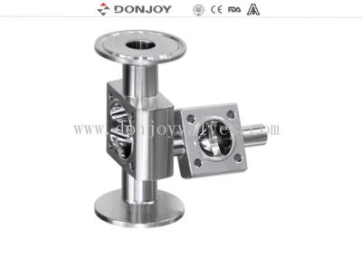 Forging Body Sanitary Diaphragm Valve , Mini type multi-port diaphragm valve body