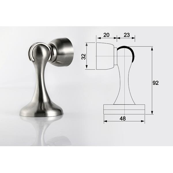 Residential Door Accessory Hardware Magnetic Door Stopper Strong Magnetism