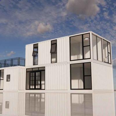 Double Story Modular House  For Office And Prefabricated House For Rent
