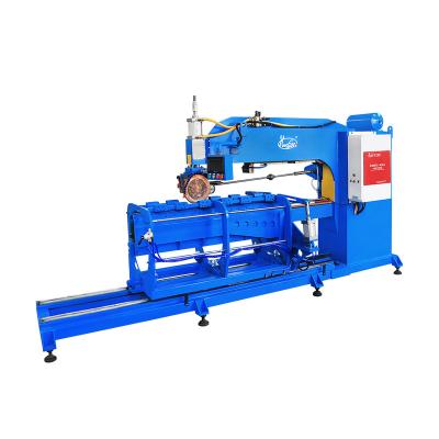 Máquina de soldadura por costura longitudinal automática de rolamento para tanque de combustível