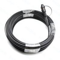 IP68 câble de chute extérieur FTTX Solution connecteur imperméable au câble à fibre optique