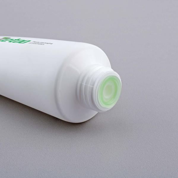 40mm Diameter Skincare Tube Packaging Round Lotion Tube Packaging White With Matt Flip Top Caps