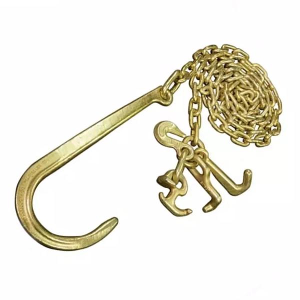 Черный 2t рабочий ограничитель нагрузки Жёлтый оцинкованный транспортный цепь Ст