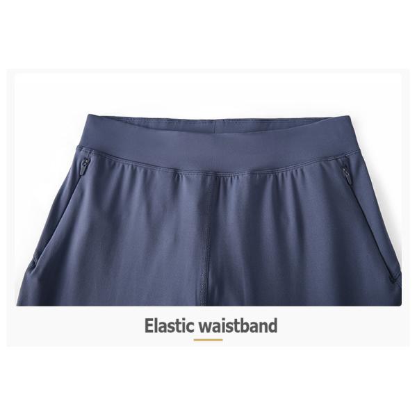 Skin Friendly Women'S Straight Leg Casual Pants Breathable With Zip Pocket