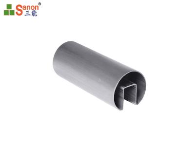 Single Oval Slot 304 Ss Tubing Balcony Railing Welded Pipe For Handrail