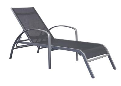 Aluminum / Teslin All Weather Poolside Outdoor Chaise Lounge