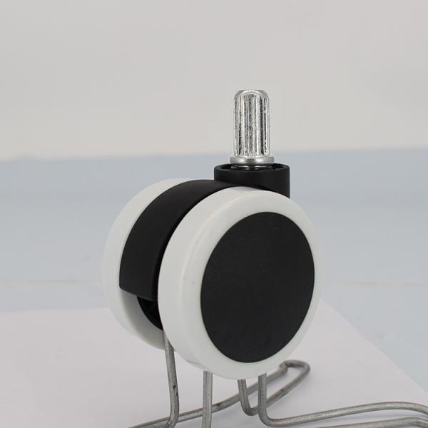 рицинусы кресло-каталки Pu диаметра 60mm белые с 7/16