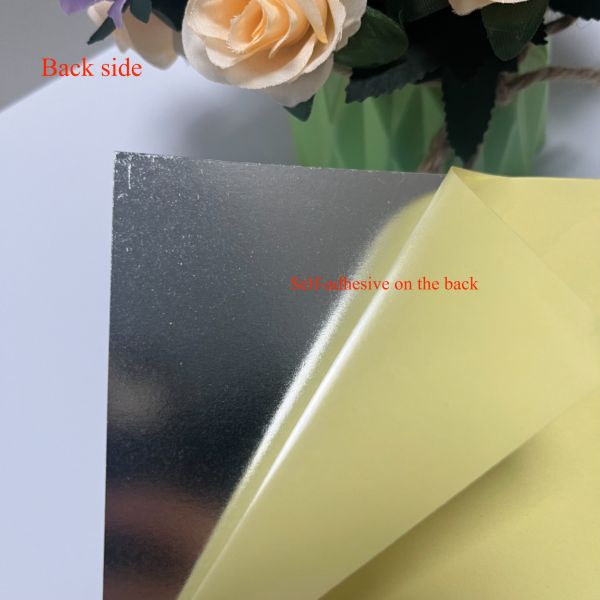 Set of 6pcs Lightweight PET soft mirror recyclable non toxic material ideal for industrial applications durable and flexible solution with self-adhesive