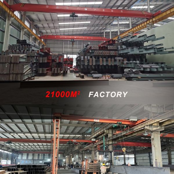 Customized Prefabricated Steel structure Frames for Tanzania Manufacturing Plants | Heavy-Duty H-Beams for Industrial Use/Factory warehouse with PVoC/COC certification