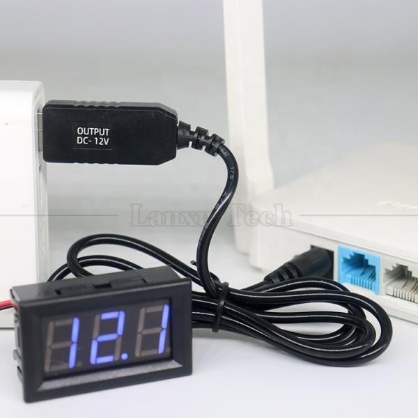 Stock Sale 1M Wifi Router Voltage Set Up Charger 5.5x2.1 mm DC 5V To 12V Power USB Router Cable
