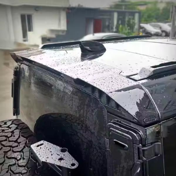 ABS Black Primer Rear Wing for Land Rover Defender 90 110 130 2020-2025