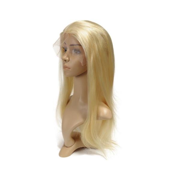 Blonde Color Brazilian Human Hair Lace Front Wigs With Baby Hairline 10 Inch-30 Inch