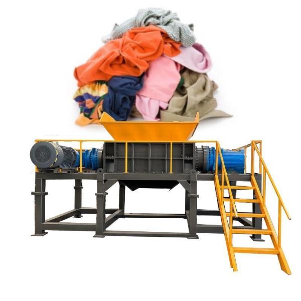 Double-Shaft Shredder for Leather Scraps and Domestic Waste Affordable Shipping Cost