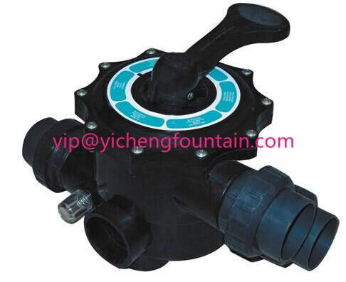 6 Position 1.5 Inch / 2.0 Inch Sand Filter Multiport Valve Swimming Pool Filter Valves