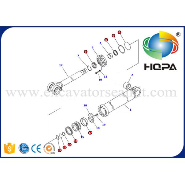 707-99-64030 Lift Cylinder Seal Kit For Komatsu WA400-3 WA420-3 Repair Kit