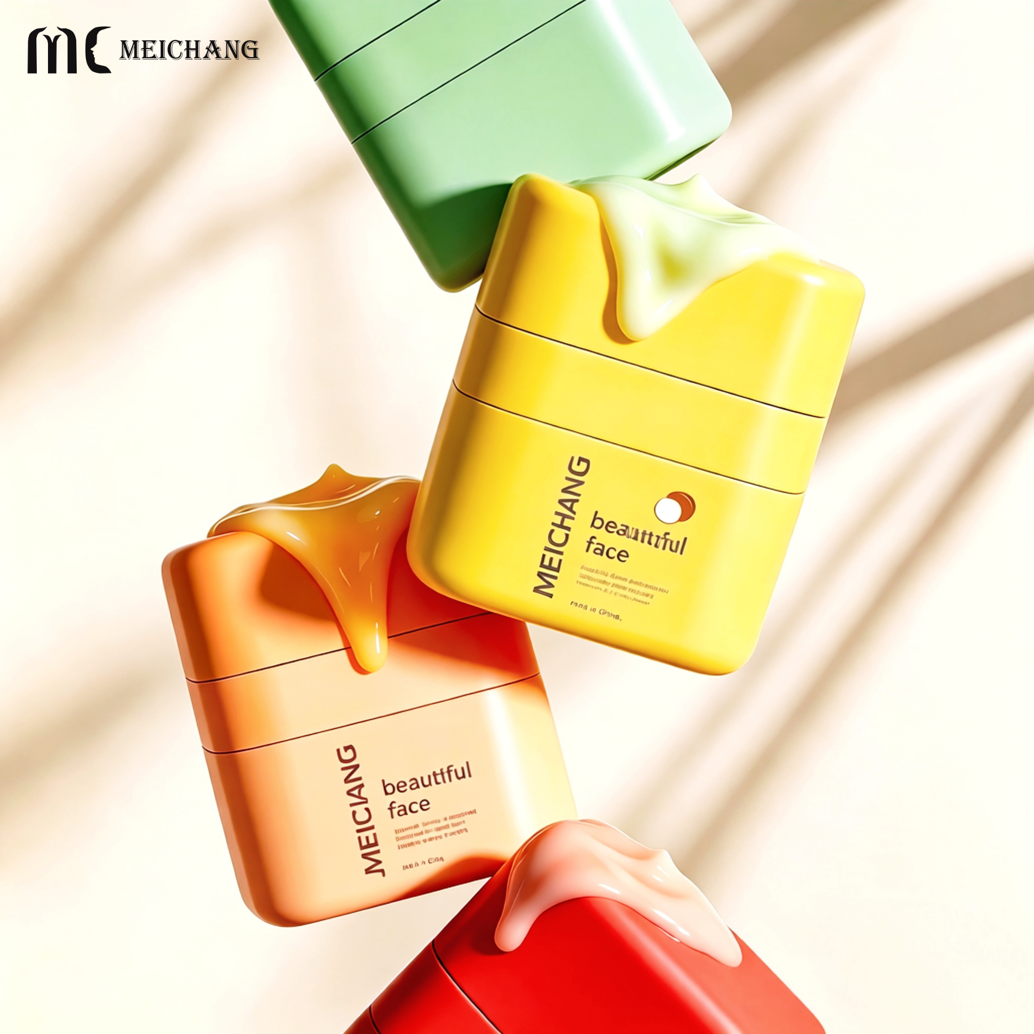 30g / 50g Square Refillable Airless Cream Jar with Replaceable PP Inner Liner(MC-P-564)