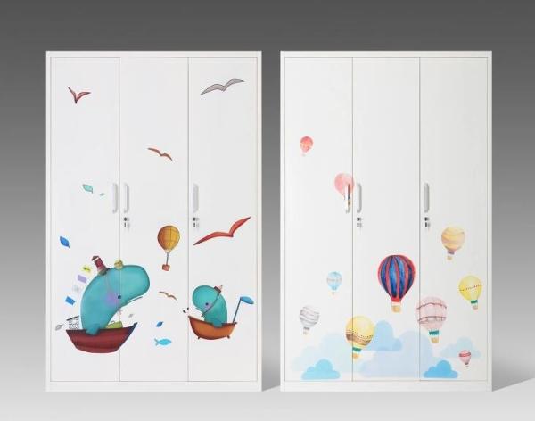 KEDA HS Code 9403100000 Metal Wardrobe Cabinet