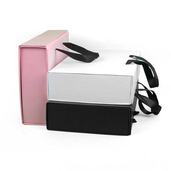 CMYK Printing Embossing 600gsm Hair Extension Packaging Boxes