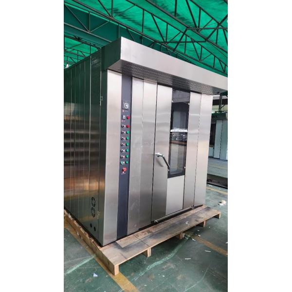 Electric Gas Diesel Oil 380V/220V 32 Trays Bakery Rotary Oven With Trays And Trollery