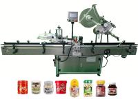 Máquina de etiquetas automática de YM520 1200W para a lata do alimento da garrafa de vidro do fruto