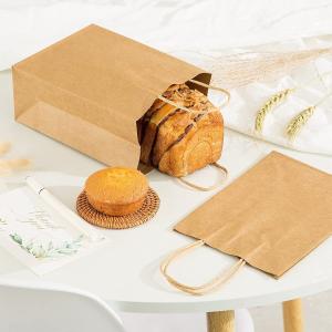 Embalagem de alimentos personalizados para viagem Bolsa de papel Kraft para