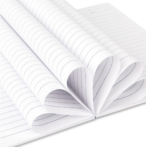 100 Pages/ 50 Sheets Soft Kraft Cover Notebook Perfect for Students and Professionals