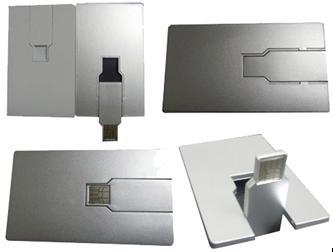 Memoria USB delgada práctica barata AT-045B de la tarjeta de crédito