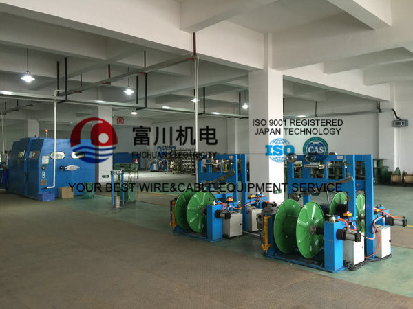 Fuchuan Cable Wire Bunching Machine Above 7 Pcs Wires 18.5Kw Equipment